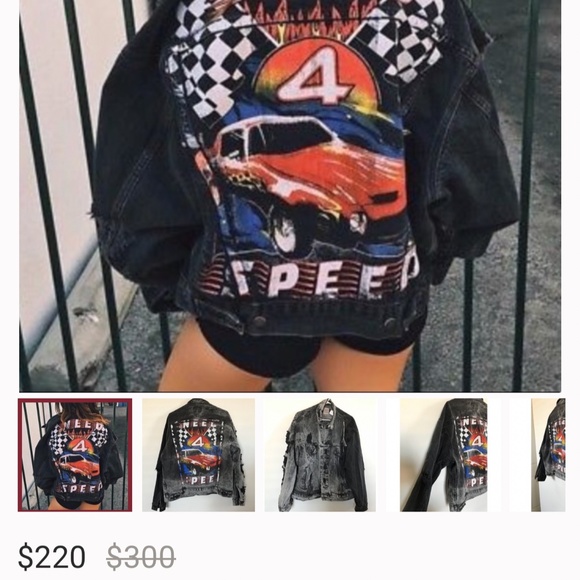 Furst Of a Kind “NEED 4 SPEED” vintage denim jacket - Picture 3 of 4
